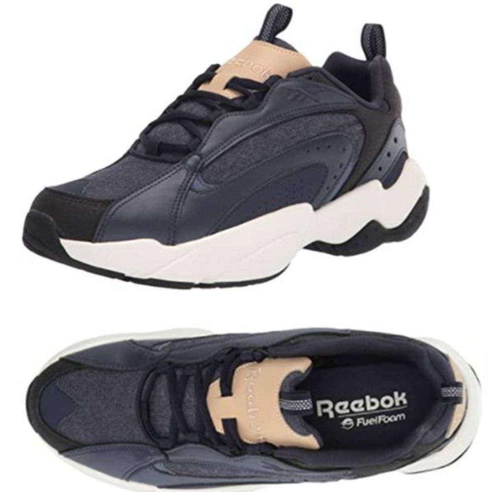 Reebok Women's Royal Pervader Sport Shoes Sport Black Indigo Sneaker Size 7.5